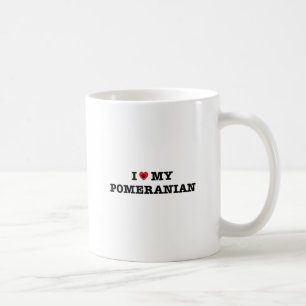 Mug J'Coeur Mon Poméranien