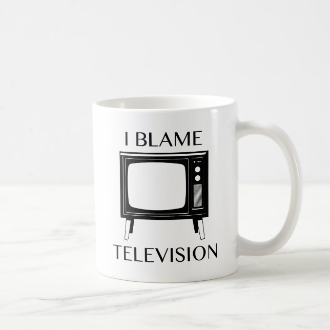 Mug Je blâme la télévision (Droite)