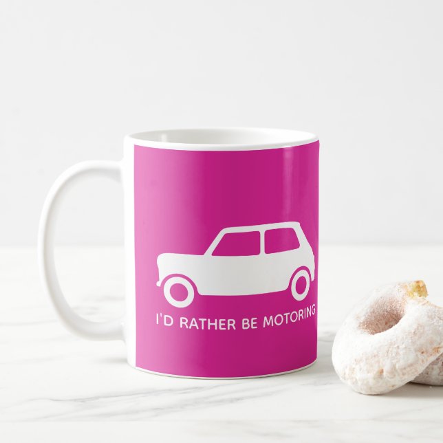 Mug Je circulerais en voiture plutôt Mini Cooper - le (Avec donut)