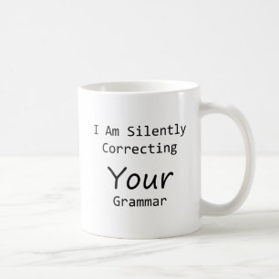 Mug Je Corrige Silencieusement Votre Grammaire