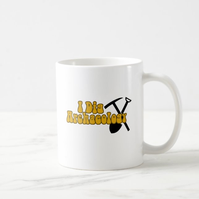 Mug Je creuse l'archéologie (Droite)