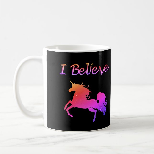 Mug Je crois aux licornes (Gauche)