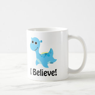 Mug Je Crois ! Cute Blue Nessie