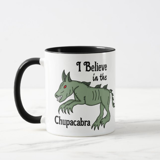 Mug Je crois en la Chupacabra (Gauche)