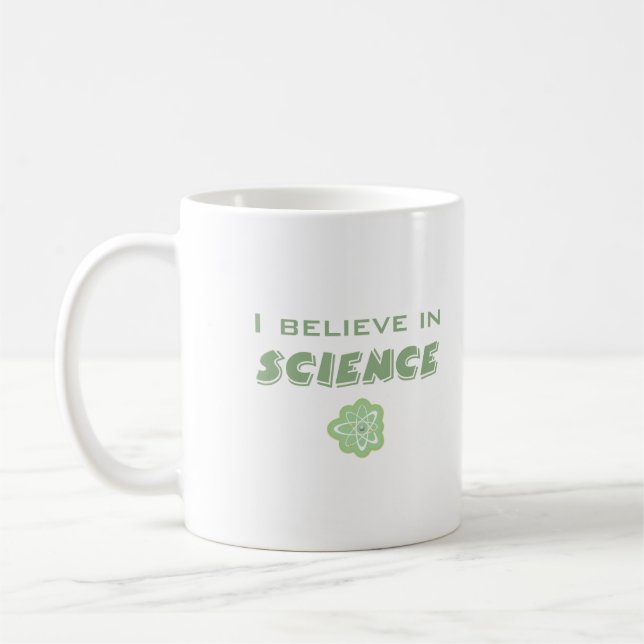 Mug Je Crois En La Science (Gauche)