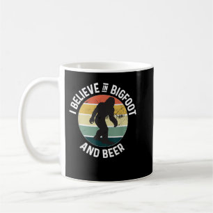 Mug Je Crois En T-Shirt Bigfoot Et Beer Sasquatch