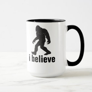 Mug Je crois - la silhouette noire