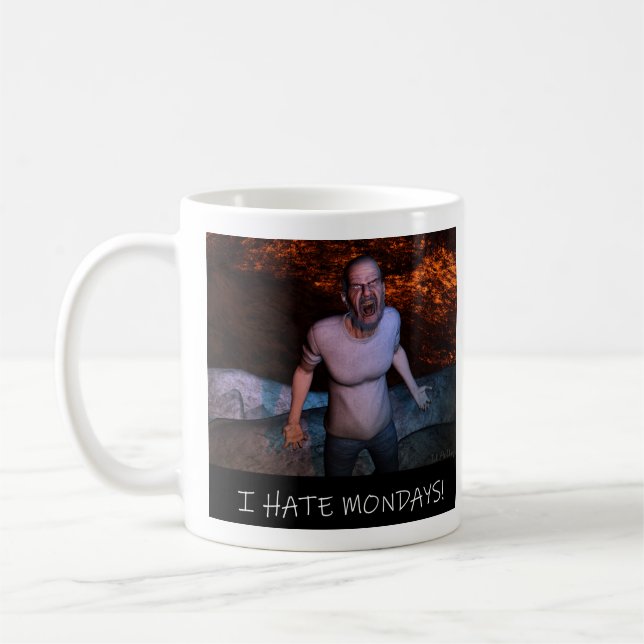 Mug Je déteste celle de lundi ! (Gauche)