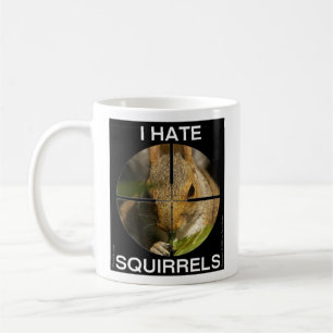 Mug Je déteste des écureuils - dans la portée - tas