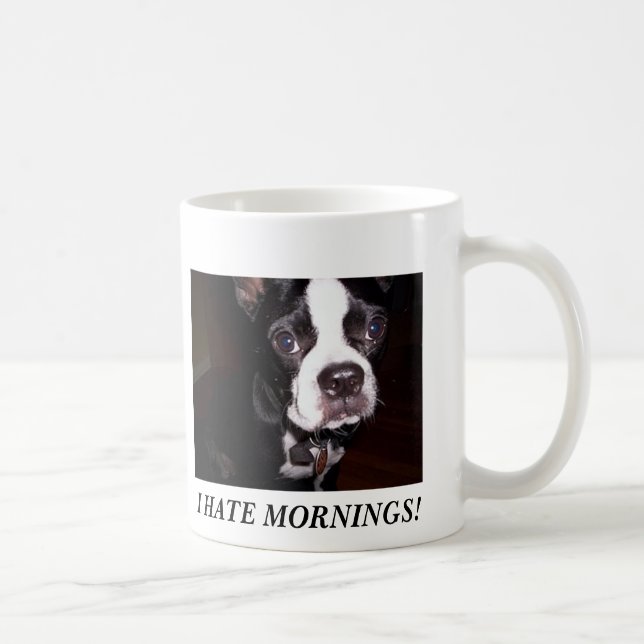MUG JE DÉTESTE DES MATINS ! (Droite)