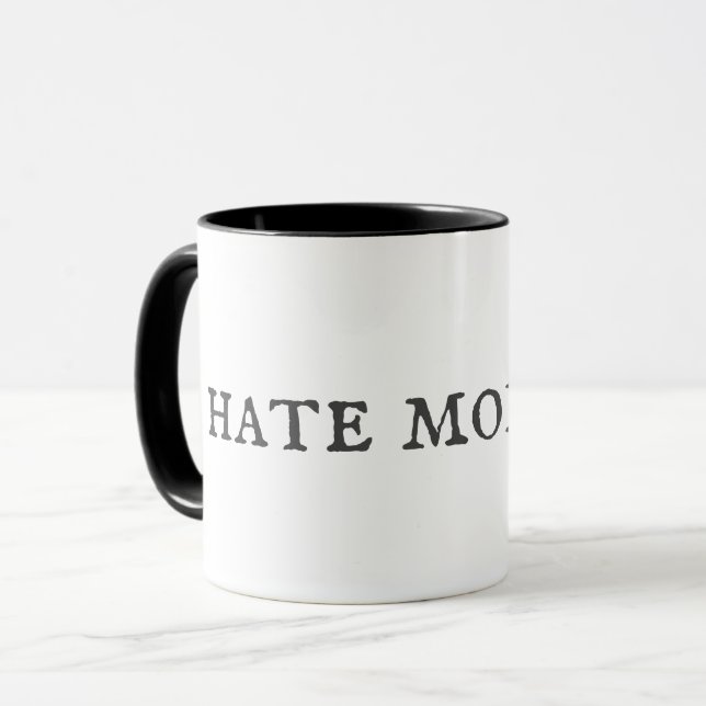 Mug je déteste le matin (Devant gauche)