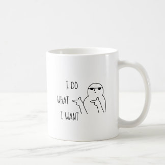 Mug Je fais ce que je veux drôle