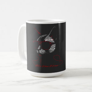 Mug Je Fais Ce Que Je Veux Typographie de Chat