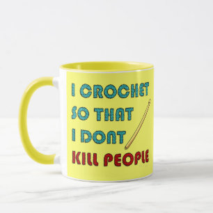 Mug Je fais du crochet,