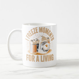 Mug Je fige des moments pour vivre Drôle Photographe P