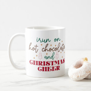 Mug Je fonctionne au chocolat chaud - Noël