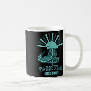 Mug Je frapperais ce disque Scène de disc golf drôle