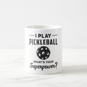 Mug Je joue au Pickleball Qu'est-ce que votre boule de