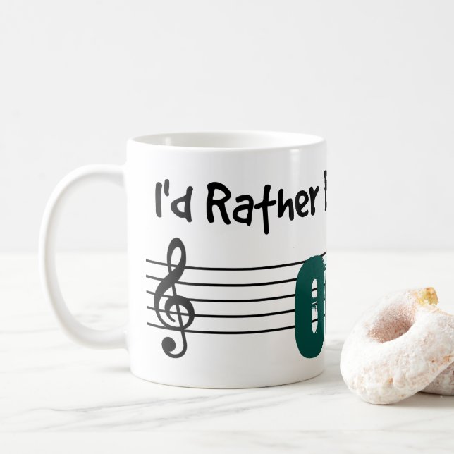 Mug Je jouerais plutôt mon Oud (Avec donut)