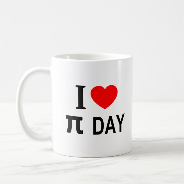 MUG JE ❤️ JOUR J'AIME JOUR J'AI HÉART JOUR (Gauche)
