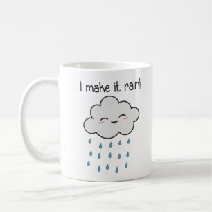 Mug Je le fais pleuvoir le nuage de tempête mignon