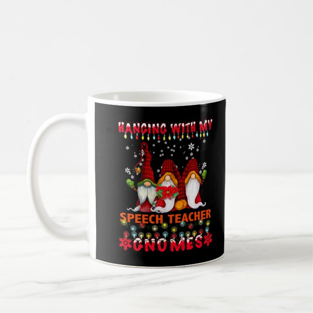 Mug Je M'Accroche Avec Mon Discours Professeur Gnomes  (Gauche)
