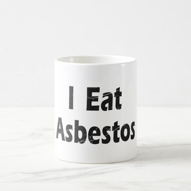 Mug Je Mange De L'Amiante (Centre)