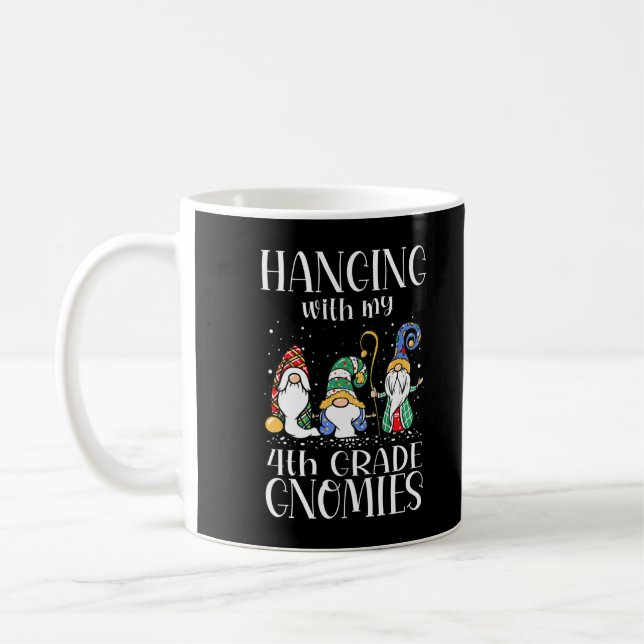 Mug Je me accroche à mes filles de 4e année - Enseigna (Gauche)