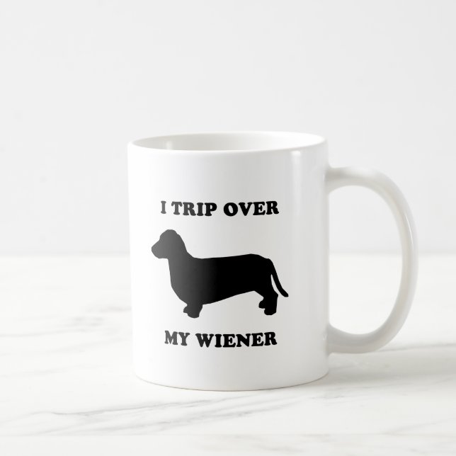 Mug Je me déclenche au-dessus de ma saucisse (Droite)