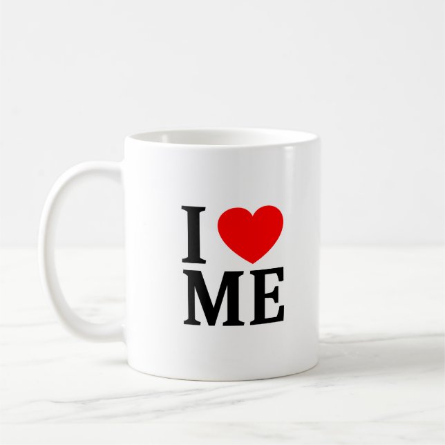 MUG JE ME ❤️ JE M'AIME JE ME COEUR LA BOUE (Gauche)