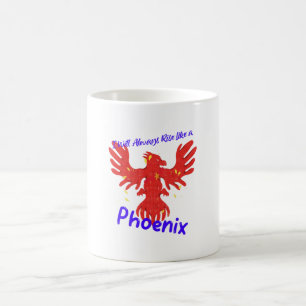Mug Je me lèverai toujours comme un Phoenix