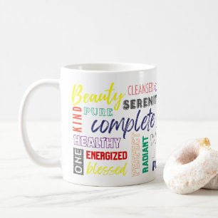 Mug Je me rappelle quotidiennement des mots inspirants