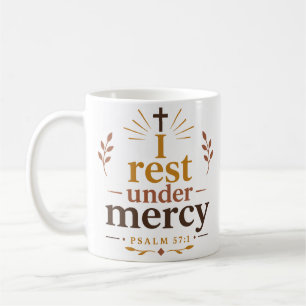 Mug Je me repose sous la miséricorde qui inspire le ré
