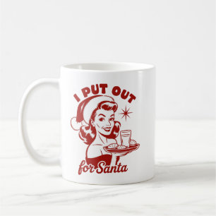 Mug Je me suis mis en quatre pour le Père Noël Snarky 