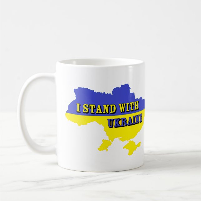 MUG JE ME TIENS AVEC L'UKRAINE (Gauche)