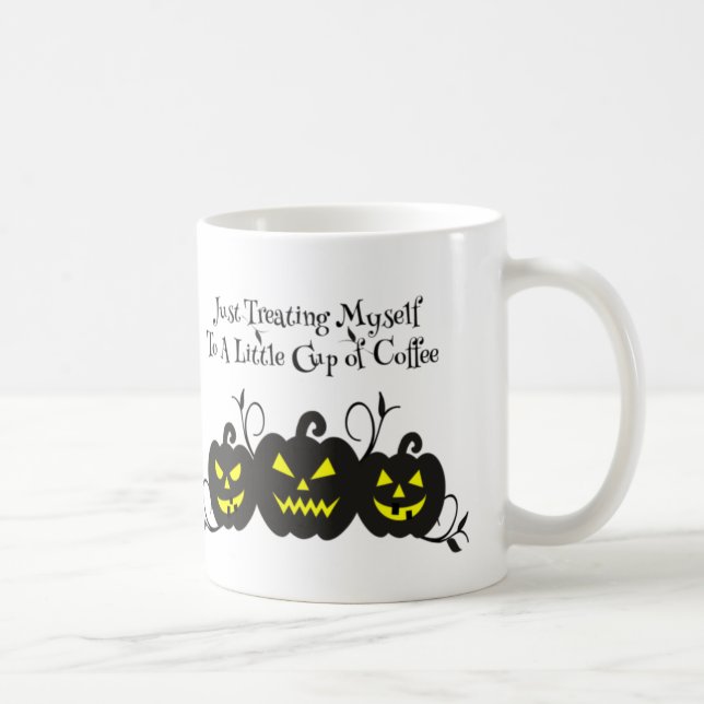 Mug Je Me Traite Juste À Café Jack O'Lantern (Droite)