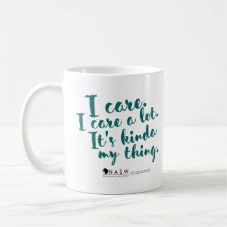 Mug Je m'en soucie beaucoup.
