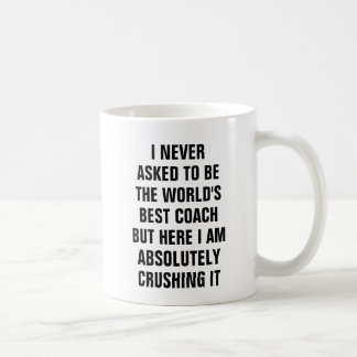 Mug Je n'ai jamais demandé à être le meilleur