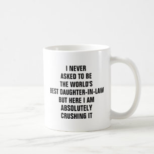 Mug Je n'ai jamais demandé à être le meilleur déri