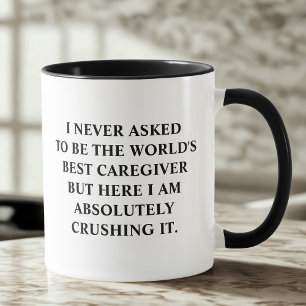 Mug Je n'ai jamais demandé d'être le meilleur fourniss