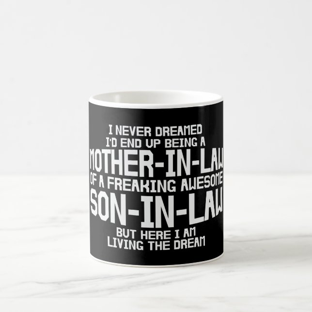 Mug Je N'Ai Jamais Rêvé D'Être Une Mère En Droit (Centre)