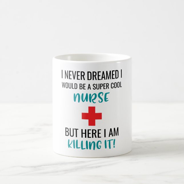 Mug Je N'Ai Jamais Rêvé Que Je Serais Super Cool Infir (Centre)