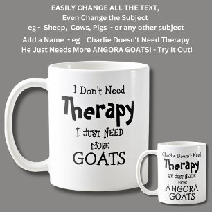 Mug Je n'ai pas besoin de thérapie juste plus de CHÈQU