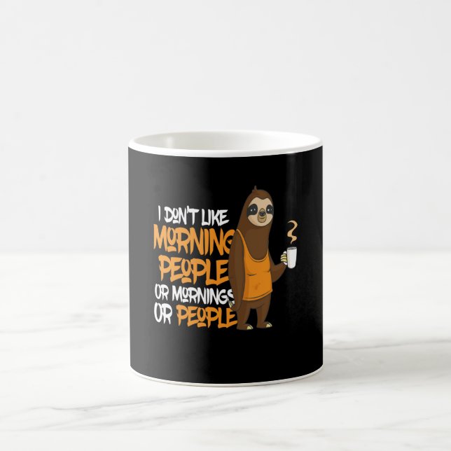 Mug Je n'aime pas les gens du matin (Centre)