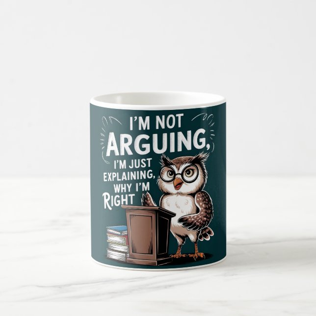 Mug "Je n'argumente pas, je ne fais qu'expliquer" Dess (Centre)