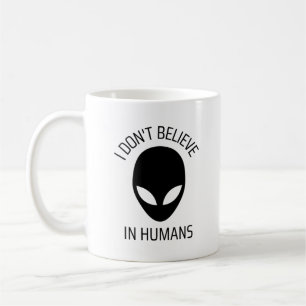Mug Je ne crois pas en l'humanité