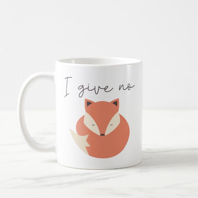 Mug Je ne donne pas de renard (Gauche)