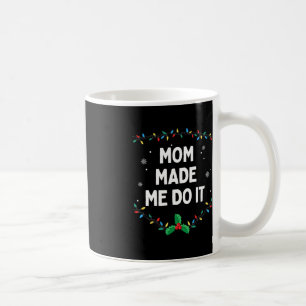 Mug Je ne fais pas correspondre les tenues de Noël Mam