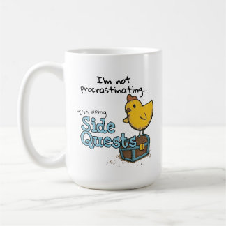 Mug Je ne fais pas de procrastination Je fais des quêt