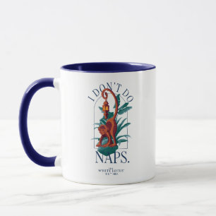 Mug Je ne fais pas de sieste singe - le Lotus blanc